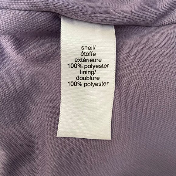 Maurices Women's Polka Dot Mesh Ruched Sleeve Peplum Blouse Size Medium - Picture 6 of 7